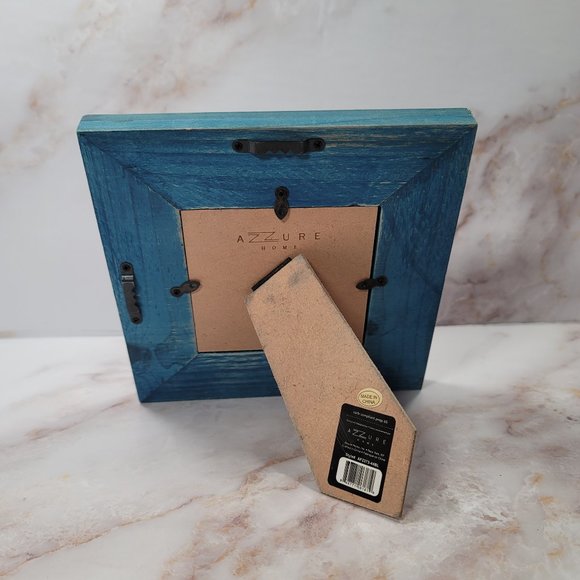 Azzure Home Blue Rustic Distressed Picture Frames - Picture 9 of 9
